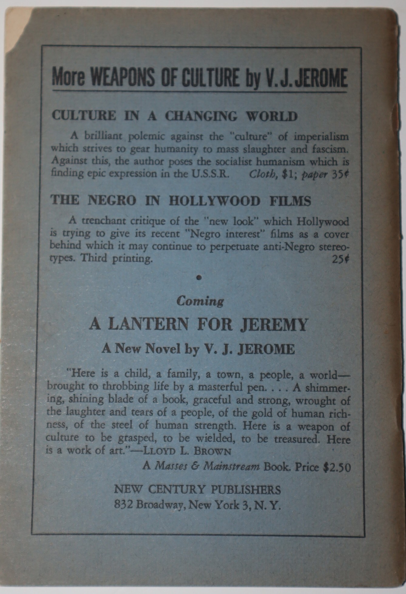 The Negro in Hollywood Films