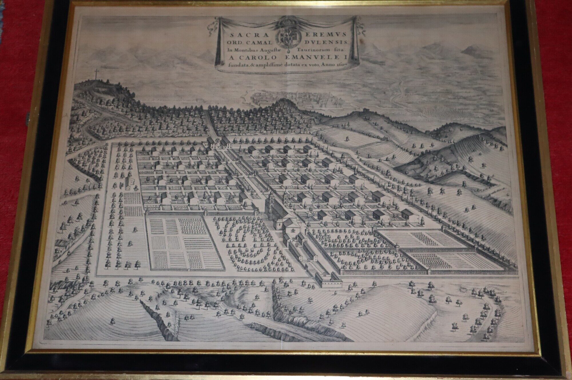 [Framed Print] Sacra Eremus Ord. Camaldulensis in Montibus Augustae Taurinoram Sacra Eremus Ord. Camal Dulensis