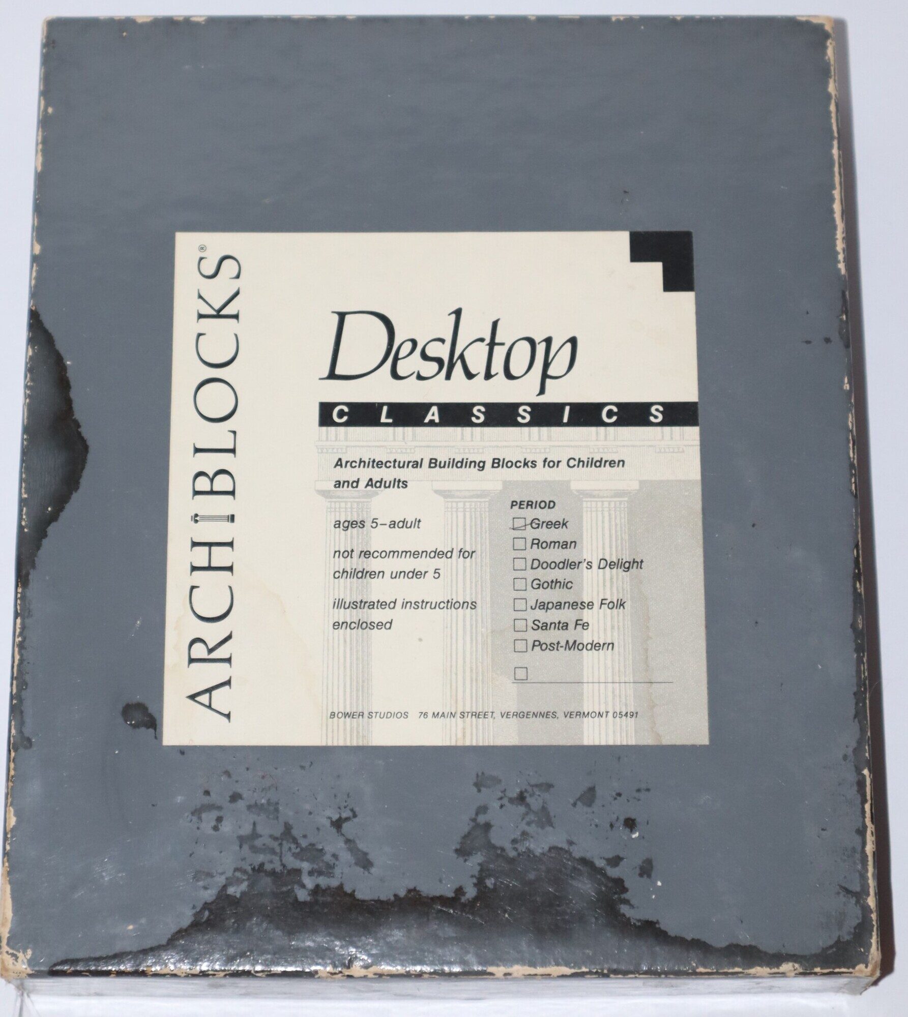 Archiblocks. Desktop Classics. Architectural Building Blocks for Children and Adults