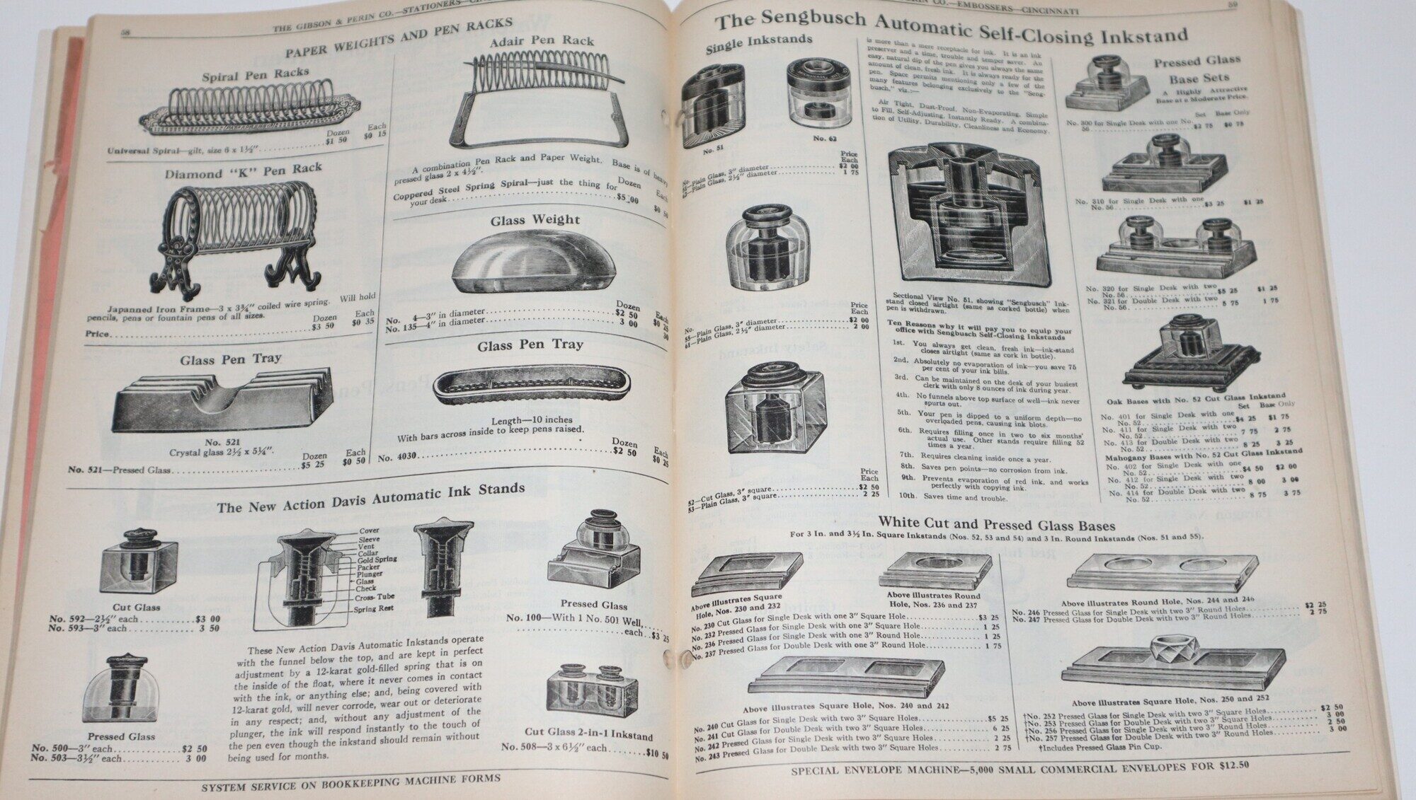 [Trade Catalogue] Furniture & Loose Leaf Office Stationery Catalog No. 28. The Gibson & Perin Co. Complete Office Service Since 1893. 121-123 West Fourth St. Cincinnati, O.
