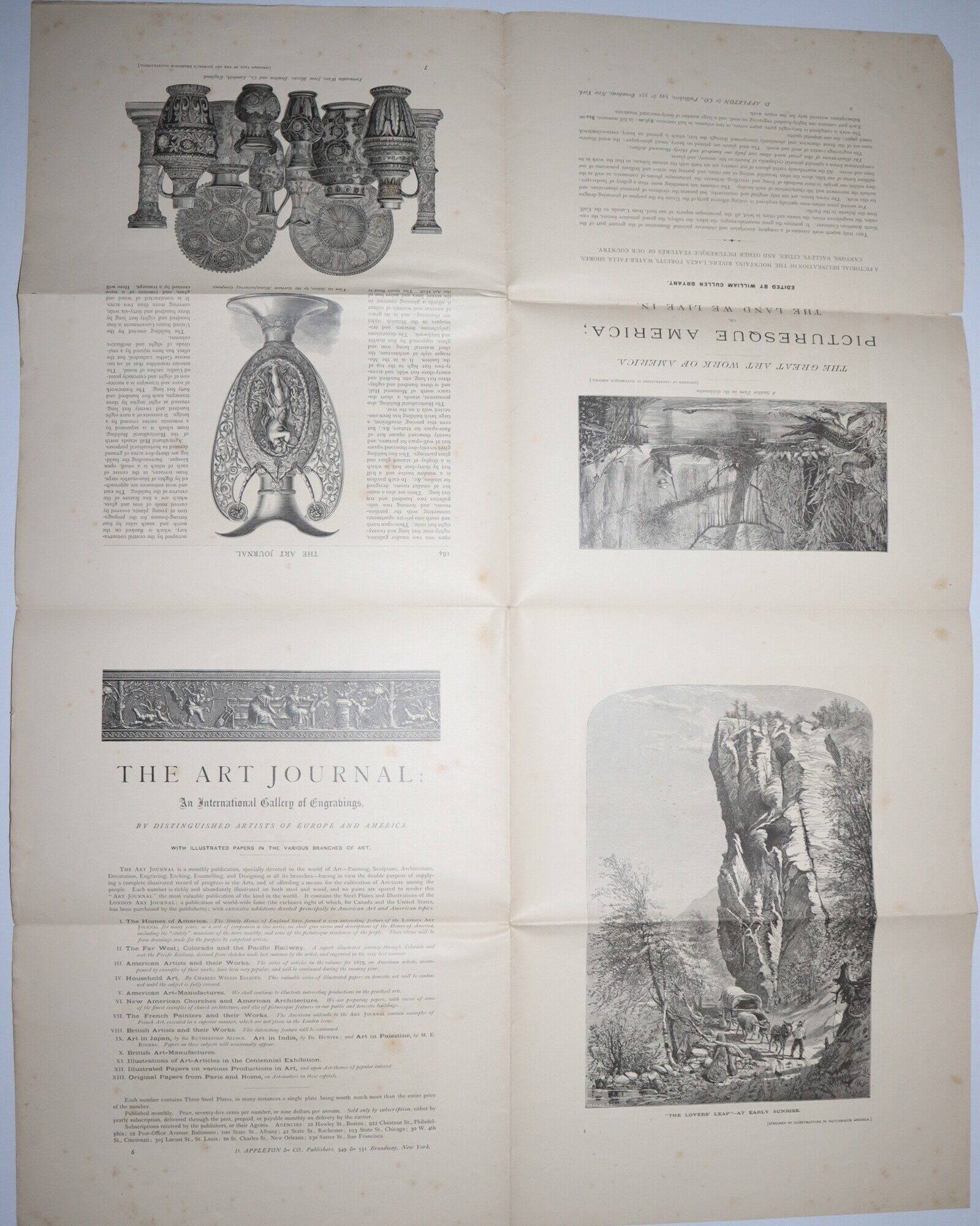 Appleton Specimen Book to Its Periodicals, including its Art Journal and Art Journal Supplement [together with] Specimen Pages of illustrated Serial Publications