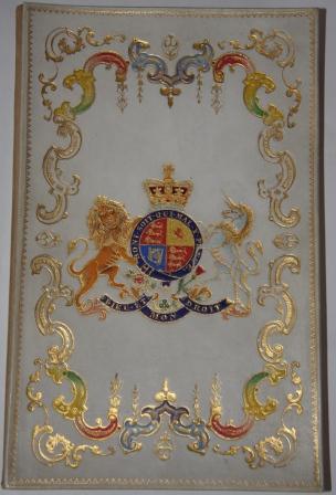 Image for &#34;Presentation Notebook&#34; or &#34;Folio&#34; Bearing the Coat-of-Arms of the United Kingdom