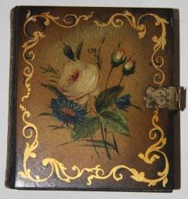Image for Momento Daguerrotype Photo Laquered Box with Photo of Two Young Girls Inside